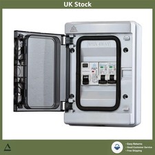 Efficient 63A Consumer Unit - RCD and MCBs for Reliable Garage Power Supply