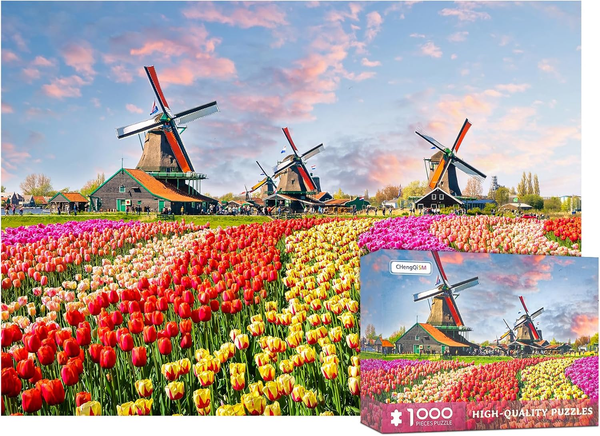 Puzzle 1000 Teile Erwachsene Blumen Puzzle 1000 Teile Landschaft Puzzles 1000-Te-image