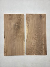 25" Nice Set Of 2 White oak Lumber Wood Kiln Dried Board Slab