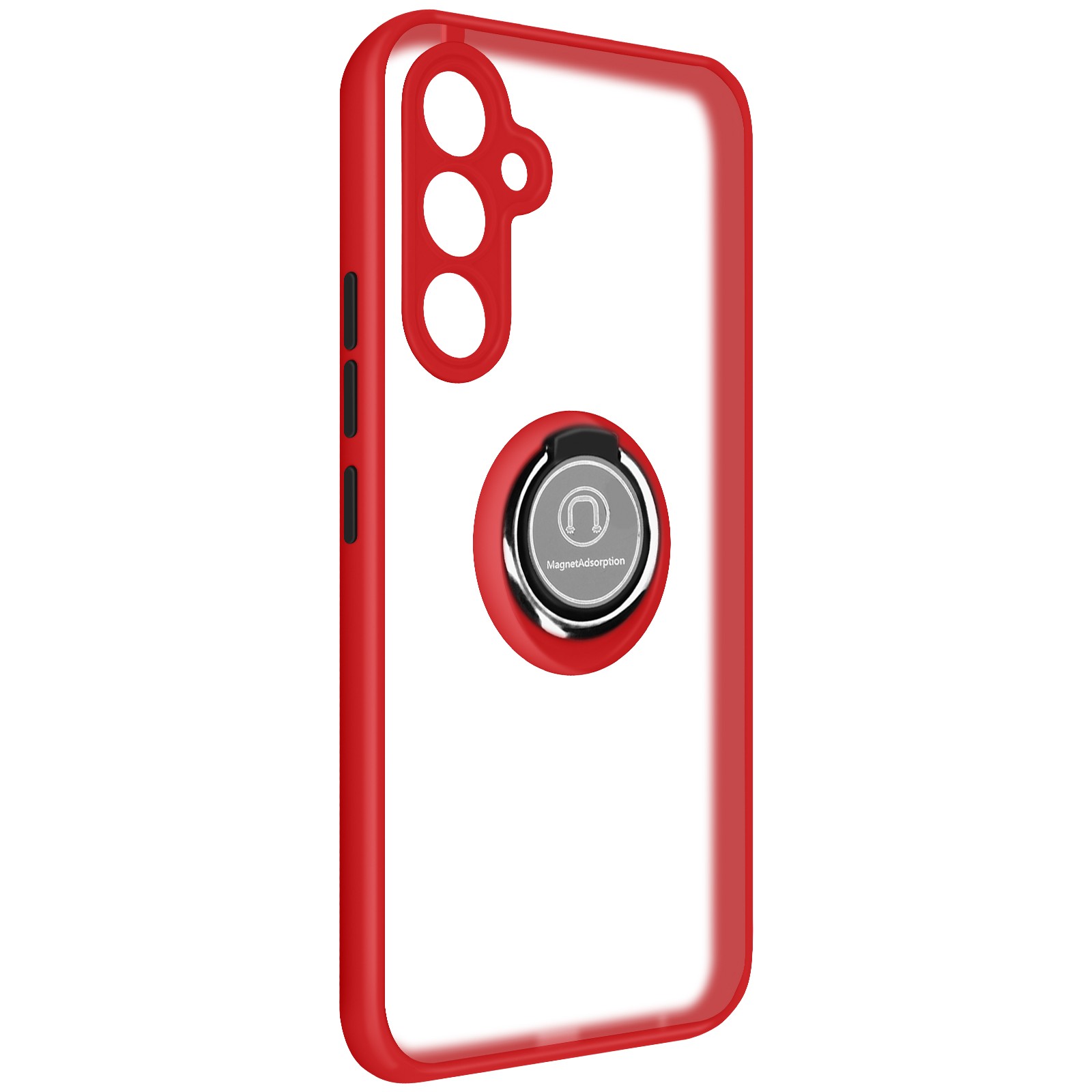 Coque Galaxy A54 5G rouge solide pour protéger l'écran et stabiliser le smartphone - 2