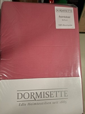 2 Dormisette Fein Biber Bettwäsche 100% Baumwolle