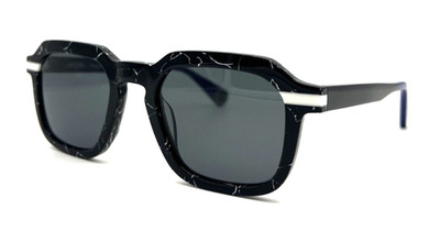 NEW WOOW SUPER DANCER 1 0215 BLACK MARBLE CAT 2 AUTHENTIC SUNGLASSES 50 21 145