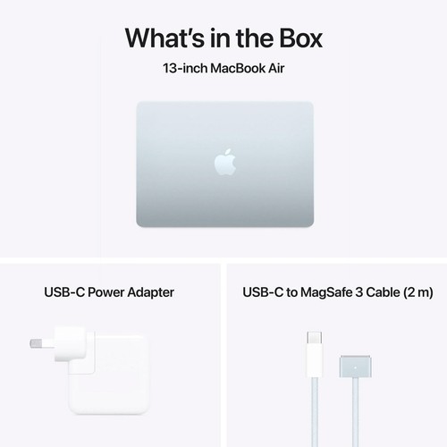 Apple MacBook Air 13" M4 chip, 512GB/24GB, MC6V4X/A - Sky Blue - Picture 6 of 6