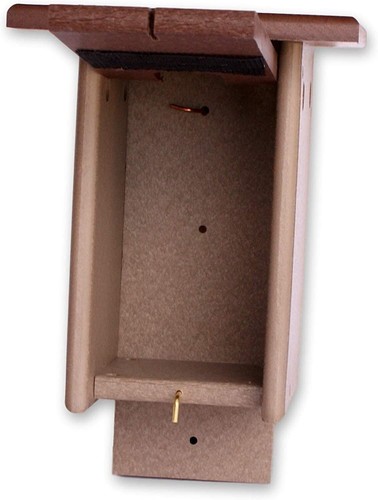 Casa Bluebird AmishToyBox.com, montaje en poste, hecha por Amish con 100% reciclado... - Imagen 8 de 14