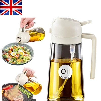 16 Unzen BPA-freie Ölspenderflasche - modernes Küchengerät für gesundes Kochen