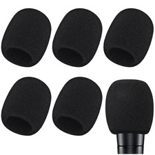 Microphone Cover, 6 Pcs Microphone Windscreen, Foam Mic Cover Suitable for SM...