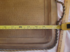 Vintage Hammerded Brass Hand Tooled Decorative Tray — photo 9