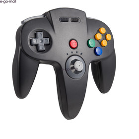2.4G Wireless N64 Controller Rechargeable Gamedpad w/Rumble Pak for Nintendo 64