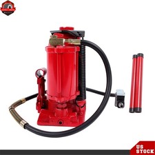 Pneumatic Air Hydraulic Bottle Jack W Manual Hand Pump 20 Ton 40000lb Capacity Pneumatic Air Hydraulic Bottle Jack W Manual Hand Pump 20 Ton 40000lb Capacity