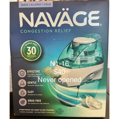 Navage Starter Bundle, Nasal Irrigation System