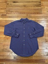 Vintage Polo Ralph Lauren Plaid Button Down Shirt Men M