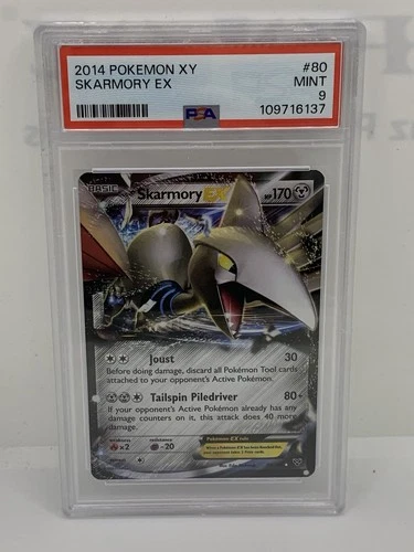 2014 Pokemon XY Base Skarmory EX #80 PSA 9 MINT