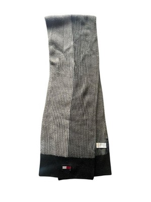 Tommy Hilfiger men's colorblocked scarf features