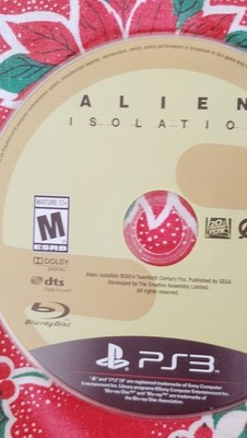 Alien: Isolation Survival Horror SEGA Blu-ray Sony PlayStation 3 Game 2014 