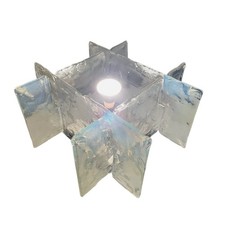 🟠 CARLO NASON per MAZZEGA LP 256 Storica Lampada da muro in Vetro di Murano ‘70