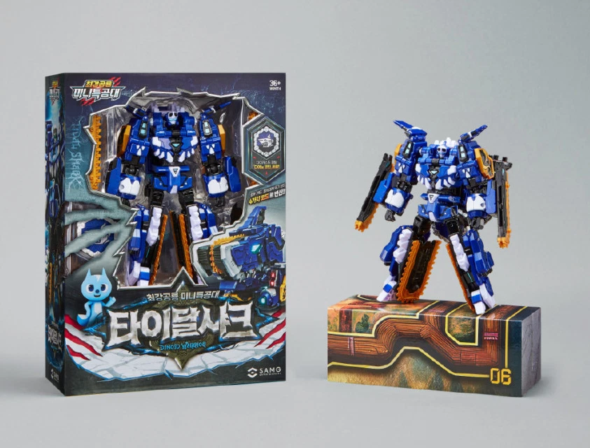 Miniforce Dinoid Warrior Buster Giga Tidal Shark Storm Tera Robot Set 2025 - Image 2 of 4