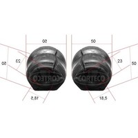 2X Corteco Lagerung Stabilisator Vorne Links Rechts FüR Peugeot 308 SW I 4E_