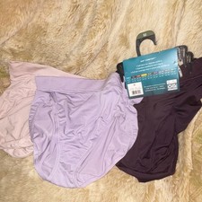 Vanity Fair Radiant Collection 3 Pack Hi-Cut Panties XL Multicolor Stretch