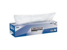 Kimberly-Clark 34743 Cleanroom Wipes, Kimtech, Non-Sterile, 11.22' x 12.3',
