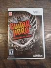 Nintendo Wii Guitar Hero Warriors Of Rock Game (2010) CIB Works