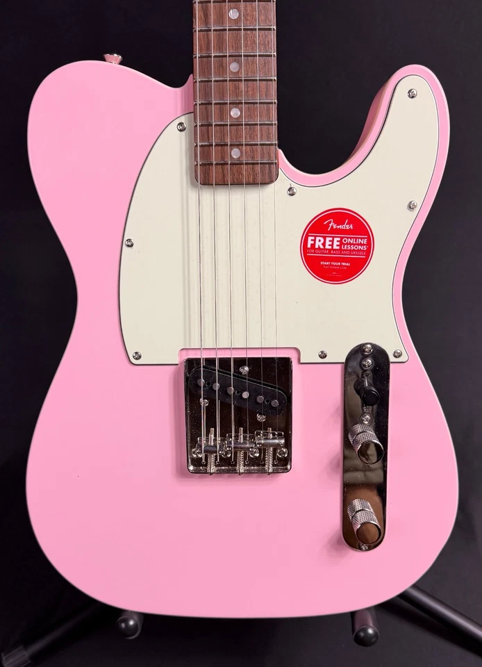 Squier FSR Classic Vibe 60's Custom Esquire Electric Guitar Shell Pink (058) - Image 2 of 4