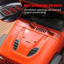 10th Anniversary Hood With Functional Air Vents For 2007-2018 Jeep Wrangler Jk 10th Anniversary Hood With Functional Air Vents For 2007-2018 Jeep Wrangler Jk