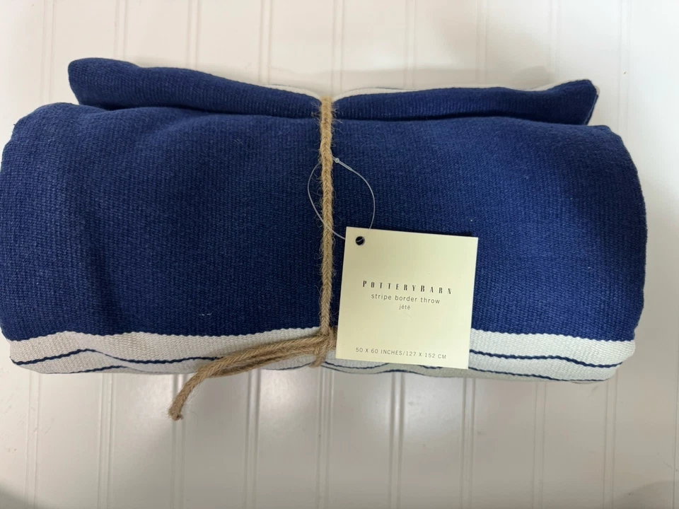 Juego de sábanas Pottery Barn Morgan azul playa estrella de mar océano Queen Foto 4 de 4