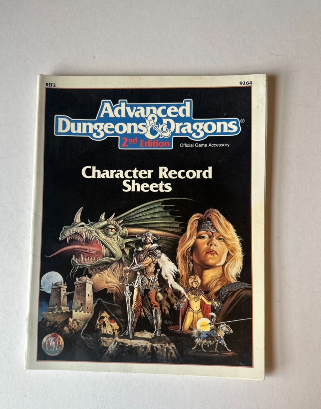 Advanced Dungeons & Dragons 2nd Ed Character Record Sheets - Unused