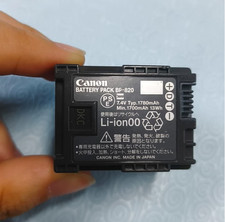 Used original BP-820 Battery for Canon Vixia Camcorder G40 G50 G60 G70 XA20 G30