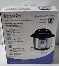 Instant Pot Smart WiFi 6 Quart Electric Pressure Cooker, Silver *Open Box 