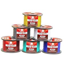 16 Gauge Wire Combo 6 Pack 600ft Total 100ft Per Roll, 12V Low Voltage