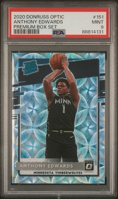 2020-21 Panini Donruss Optic - Rated Rookie Anthony Edwards #151 Prizm /249 (RC)