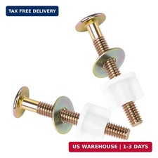 2PCS Universal Toilet Seat Screws Replacement Kit, Premium Steel Toilet Seat Bol