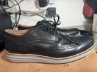 Cole Haan Original Grand Shortwing Oxford Shoes Mens Black Leather Gray Soles 11 — photo 2