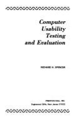 Computer Usability Testing and Evaluation Paperback Richard H. Sp