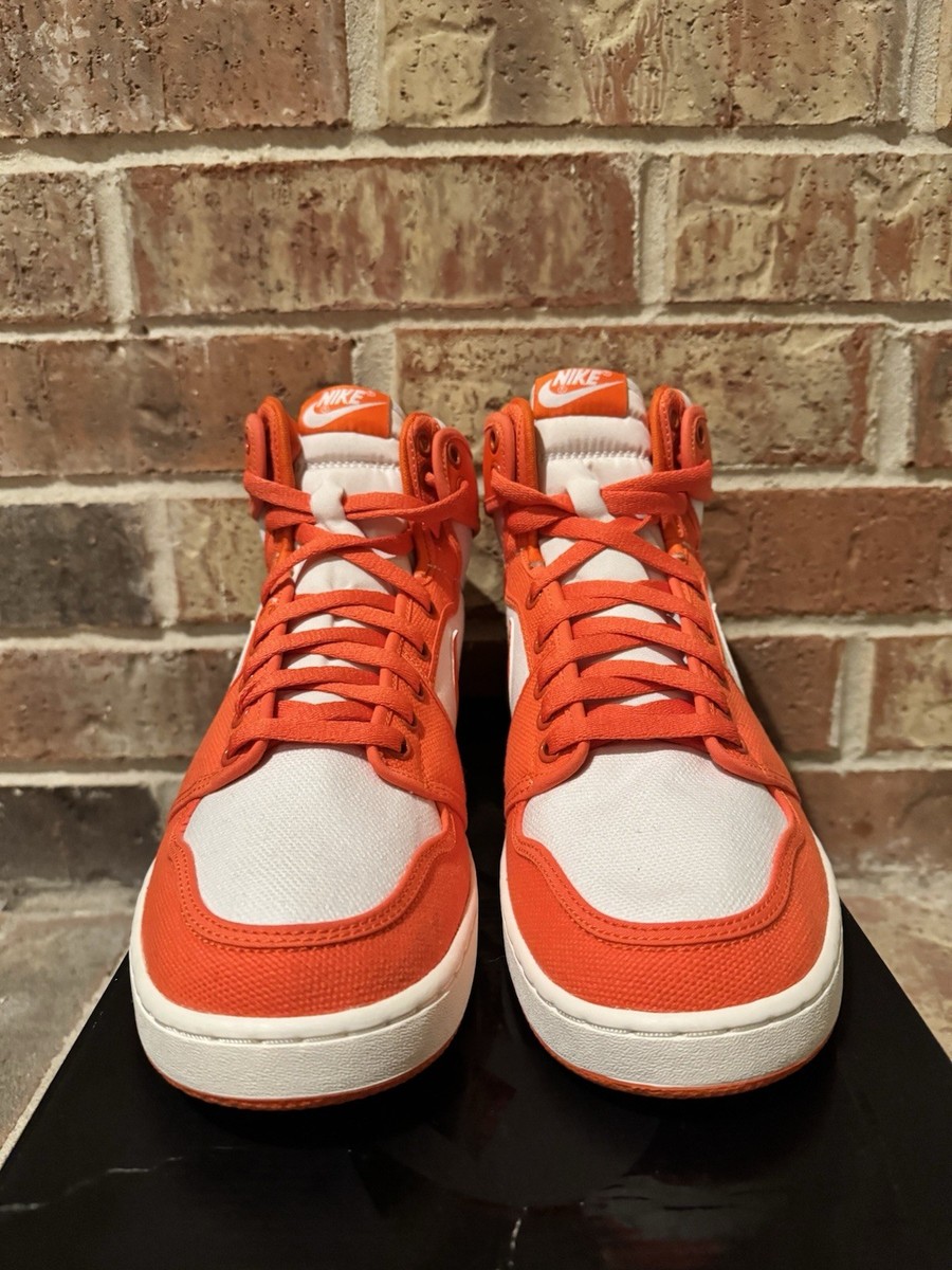 シューズ(男性用) Nike Air Jordan 1 KO \"Rush Orange\" Jordan DO5047-801 Air Jordan 1 KO Rush Orange Mens Lifestyle Shoe