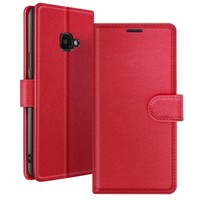Zanaé, Portemonnaie Etui Galaxy Xcover 4 / 4S StäNder Magnetverschluss, Rot