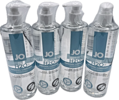 (4 units) System JO H2O 16 oz Moisturizing Water Based Personal Lube Lubricant