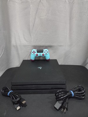 Sony PlayStation 4 Pro CUH-7115B 1TB Console Tested Working W/Cords & Controller