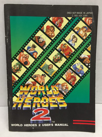 World Heroes 2 NEO GEO AES Complete CIB US Version NEOGEO snk TESTED & WORKING