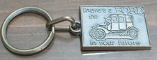 Vintage FORD Keychain Key Ring Brass Fob  The...