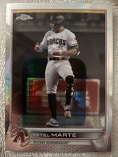 Ketel Marte Topps Chrome 2022 Refractor Diamondbacks #124