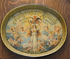 Vintage 1974 Anheuser Busch Beer Metal Servin...