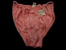VTG Polyester Satin String Bikini Panties Fashion Bug Like Joe NWT Sz 7/L
