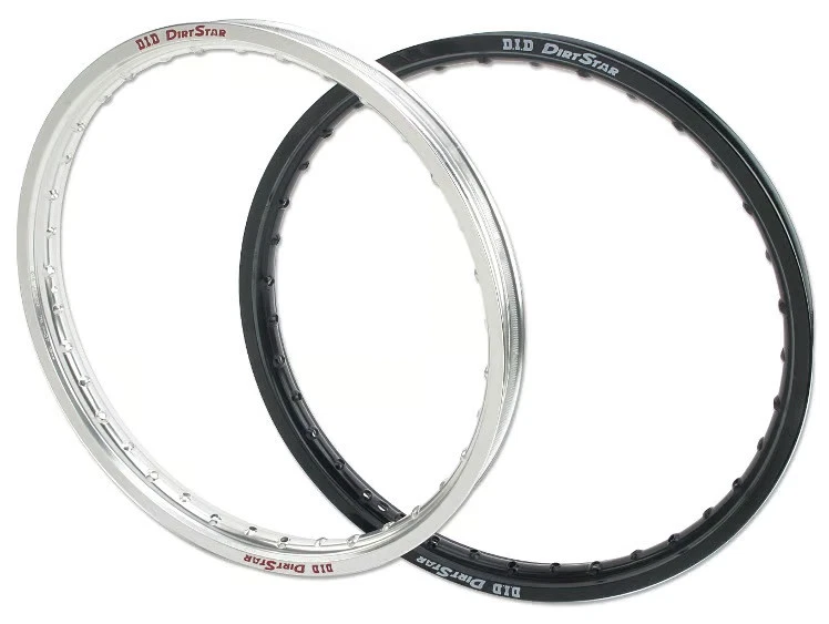 D.I.D Dirt Star Original Front Rim - 21x1.60 - Silver Motorcycle ATV/UTV 338805 - Image 3 of 4