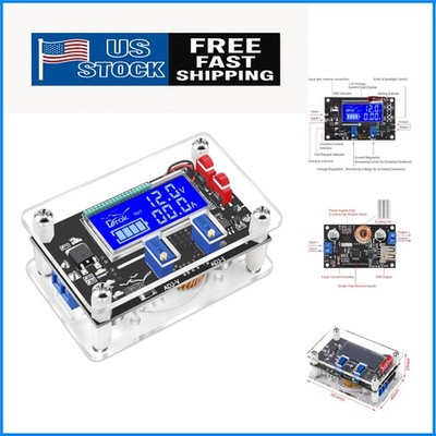 LCD Screen Adjustable Voltage Regulator 5A DC Buck Converter for DIY Projects
