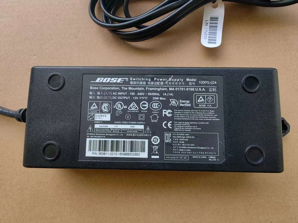 Bose 100PS-024 Power Supply for Lifestyle T20/V20/V25/V30/V35 520 525 535 K - Image 2 of 3