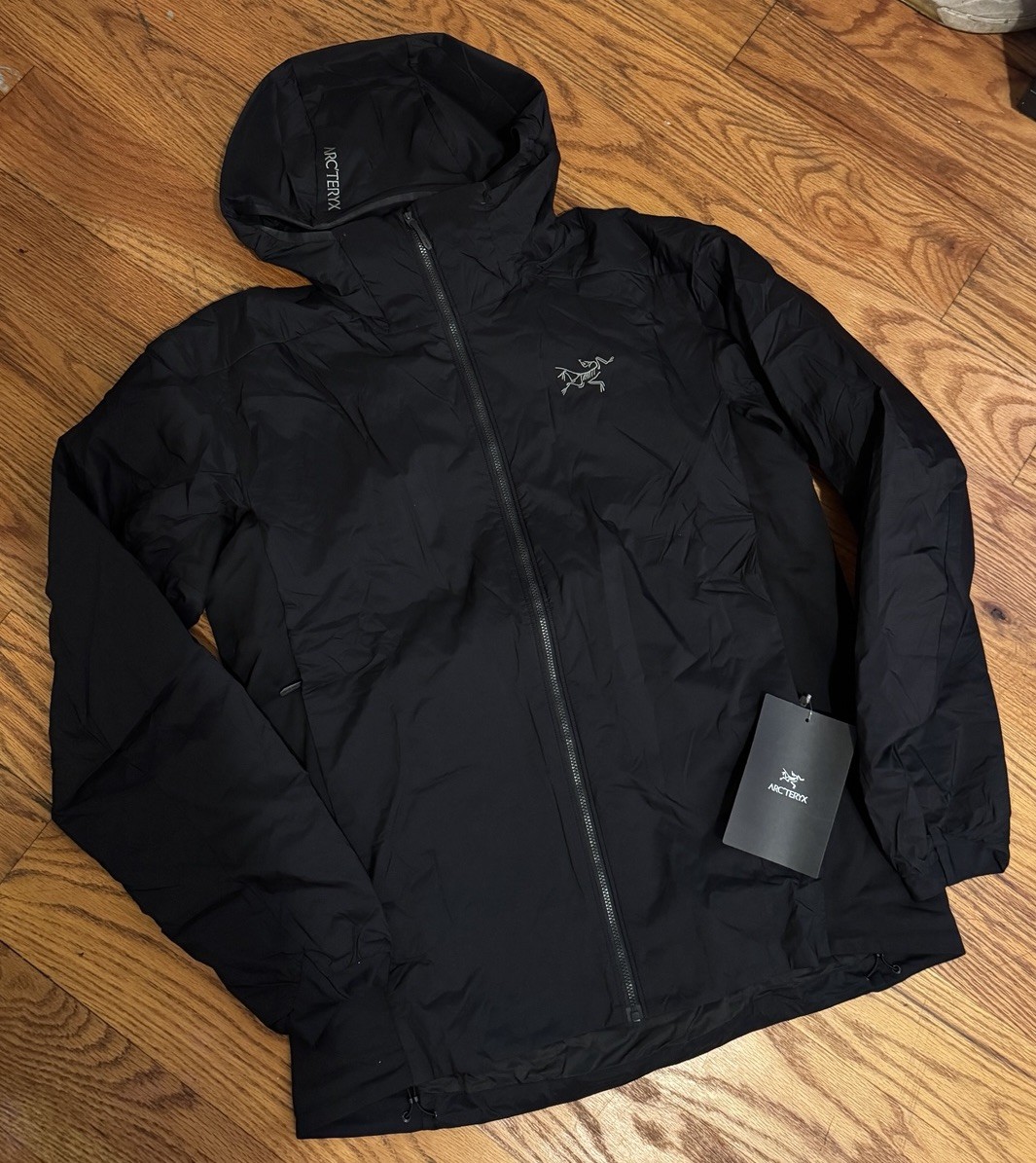 NEW 2025 Arc'teryx Atom Hoody in Black 002291 - Mens Size Large $300