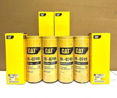 4 filter Caterpillar 1R-0749 Fuel Filter REF- LFF2749; BF7587; P551311; FF5319;