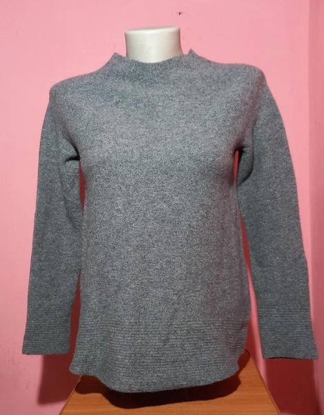 Women Cappellini Sweater Grey Wool S